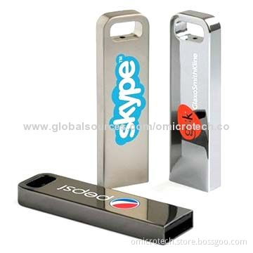 8GB Mini USB Flash Drives with Metal Case, 10 Years Minimum Data Retention